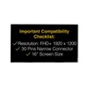 LCDBros Replacement Screen for Dell Precision 16 7670 30 Pins