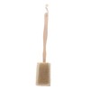 PACKOVE Wooden Long Handle Bath Brush Double Sided Natural Bristles