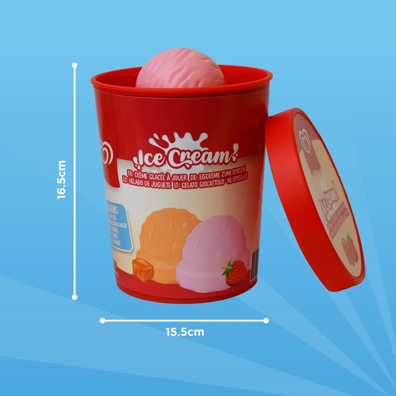 Casdon barattolo gelati giocattolo ufficiale Algida - Fragola e caramello