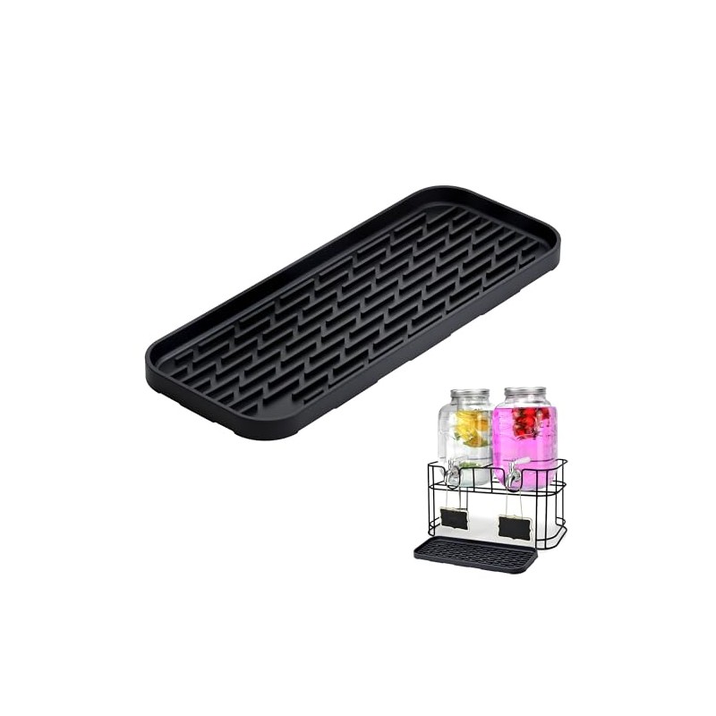 Drip Pan Compatible with Drink Dispenser, 1 Pack Silicone Tray