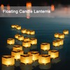 FUELYE 12Pack Floating Lanterns Square Rectangle Sets,Outdoor Lanterns Decorative with