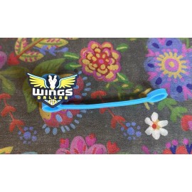 Unbranded 1 Pce WOMENS BASKETBALL Team DALLAS Silicone Straw Topper Cap NEW