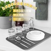 RECYCO Dish Drying Mat, Water Absorbing Sheet, Antibacterial, Absorbent, Quick-Drying
