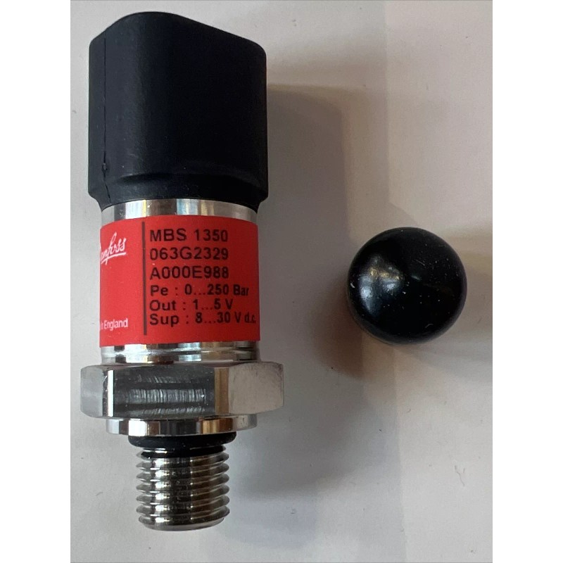 Danfoss MBS 1350 (063G2329) Pressure Transmitter, 0...250 Bar, Output 1…5