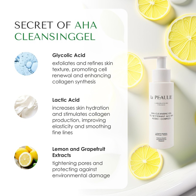 la PEAULIE AHA Cleansing gel Acido-Complex
