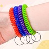 TCSYLSC 120-Pack Wristlet Keychains, 12 Vivid Color Options, Adjustable Stretchy