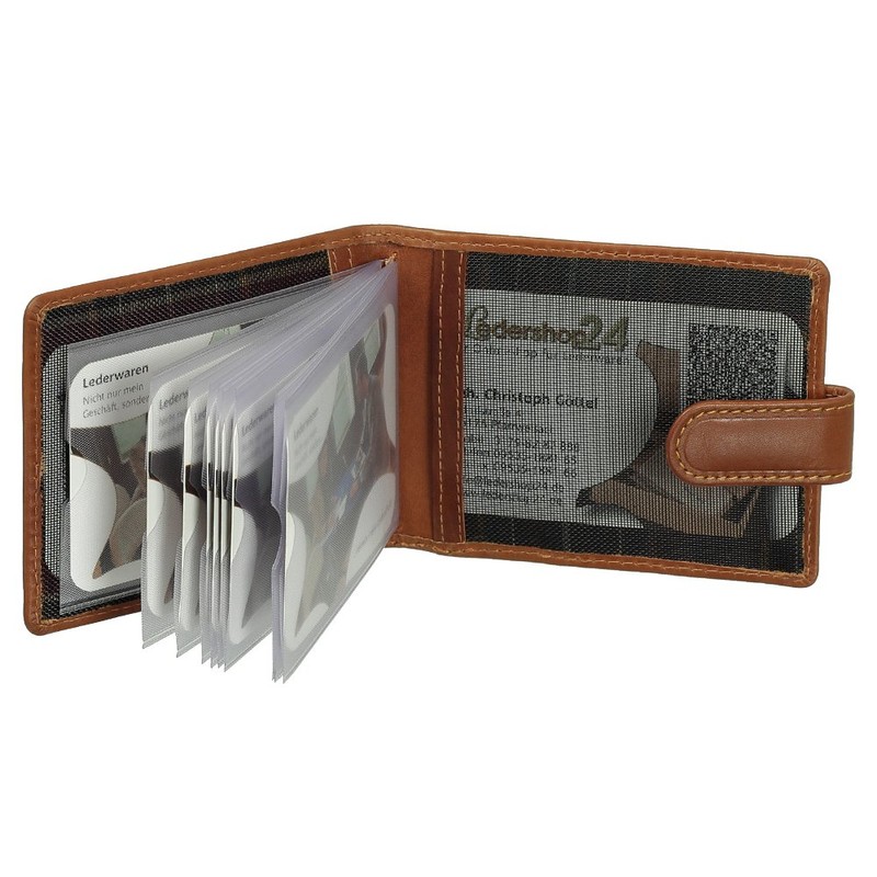 Leather Credit Card Holder Landscape Format Business Card Holder 12