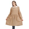Nanxson Cotton linen apron women long sleeve apron cooking apron