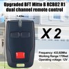 Kingdder 2 Pcs 2 Channel Remote Control Compatible with BFT