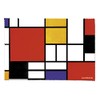 Bauhaus Cleaning Cloth Microfibre Glasses Cloth * Mondrian Style *