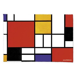 Bauhaus Cleaning Cloth Microfibre Glasses Cloth * Mondrian Style *