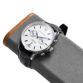 Woodten Wood Watch Stand T-Bar Watch Display Stand Jewelry Stand Jewelry Organizer Holder for Watch Bracelet Countertop Table Top Jewelry Tower(Grey)