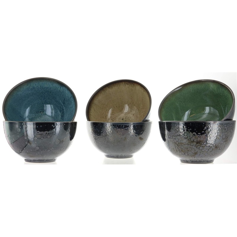 Mikasa Sapphire Stoneware Bowls | Set of 6 Bowls |