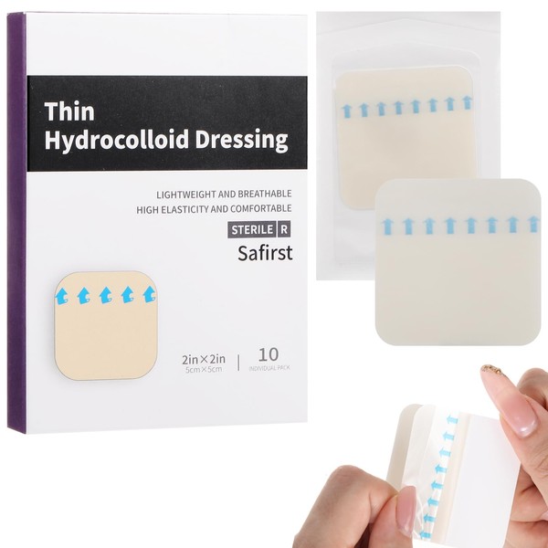 Hydrokolloid Wundauflagen 5 x 5 cm Wasserdichte Dünn Hydrokolloid Pflaster