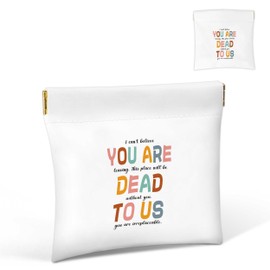 Farewell Gifts for Coworkers Cosmetic Bag with Mirror Small Makeup Bag for Purse, Portable Cosmetic Pouch Travel Toiletry Bag Organizer, Work Besties Gifts for Women, Employee Appreciation Gifts, 02