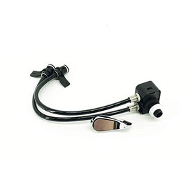 EcoFlush B8106-06R /BS004 RIGHT SIDE ONLY Flush Control Valve W/Tubes Including Handle - Replacement for Single Flush Models B8104 & B8106