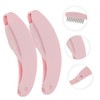 Housoutil Elegant Eyebrow and Lash Comb Set Multi-functional Makeup Tool