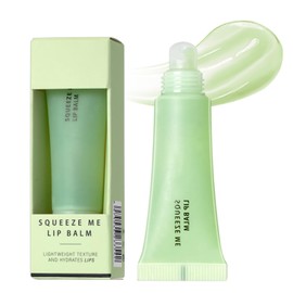 Lip Balm Hydrating & Smooth, Plumping Lip Glow Oil Non-sticky, Fruit-flavored Moisturizing Clear Lip Gloss, Jelly Liquid Lipstick Long Lasting Glossy Lip Care for Dry Lips 8g (04# PAPAYA)