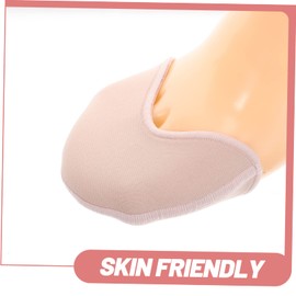 LALAFINA 3pairs Ballet Dance Pointe Shoe Toe Pads Cushioning Socks for Women Breathable Sebs Material Soft and Reduces Pain and Improves Balance Fits All Shoe Types