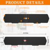XAUXAGL 30 Inch Sink Splash Guard,Longer Silicone Sink Mat for