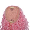 Xiaofeng Spring Curly Ponytail Hairpiece Brown Drawstring Synthetic Ponytail Extension
