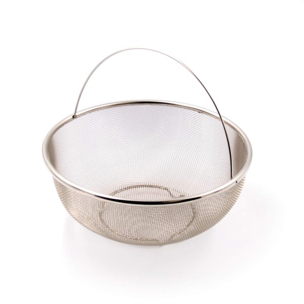 [Made in Tsubamesanjo] TSBBQ Light Stainless Dutch Oven (Anhydrous Pot) 10 Inch Mirror Finish TSBBQ-005 (Exclusive Colander)