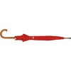 Automatic Umbrella with Wooden Handle / Colour: Red, red