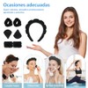 Set 7 en 1 AGTOWM en negro: diadema nube ergonómica,