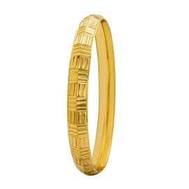Bodha Traditional IndianAmritsari Gold Plated Punjabi Sikh Kada for Men (SJ_3467_2.10)
