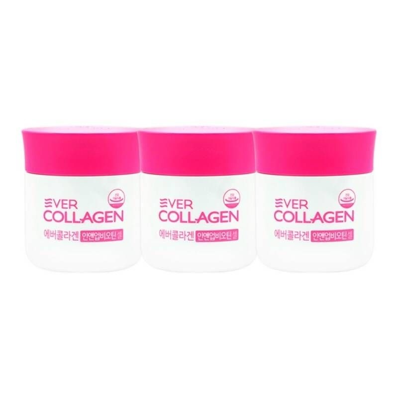 Ever Collagen 에버콜라겐 인앤업 비오틴 셀 750mg x 56정 3개