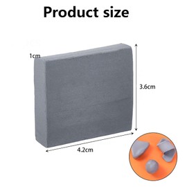 Kneaded Eraser 8Pcs Gray Artist Eraser, Kneadable Erasers, Putty Rubber for Artists Drawing Sketches Office