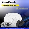 AutoShack Rear Brake Rotors Ceramic Brake Pads Calipers | Replacement