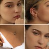 J-Style 10 Piece Set, Women's Helix Earrings, Eyebrow & Lips,