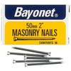 Masonry Nails ZINC Plated, 50MM (PK36), Nail Fasteners, Hardware, 36