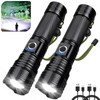 Rechargeable Flashlights High Lumens, 2Pack 99000 Lumen Super Bright LED