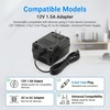 AC to AC Wall Adapter Transformer 12V Straight 2.1 mm