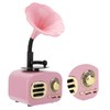 Portable Phonograph Vintage Retro Bluetooth Speaker Loudspeaker Box Equipment Accessorypink