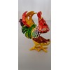 CRYSTAL FANTASY INC LC-3026 5" Fancy Rooster Metal Trinket Box