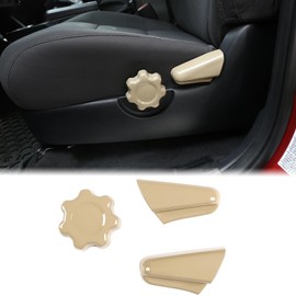 Aunginsy Car Seat Switch Control Adjustment Button Panel Cover Compatible with Toyota Tacoma 2016-2023 Inner Side Seat Adjustment Button Knob Switch Panel Decorative Cover Protection ABS Accessories