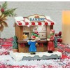 MOMENTS IN TIME Bakery Stand Figurine 4.06” LED Lighted Christmas
