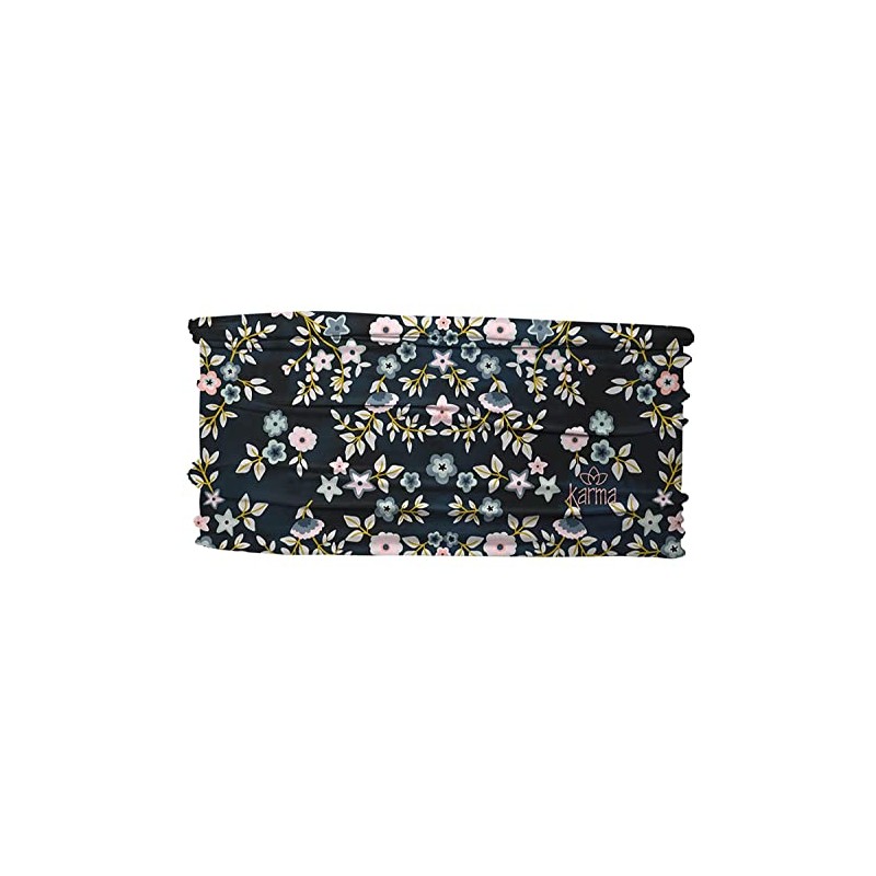 Karma Gifts Thin Headband, Navy Flowers