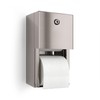 Commercial Toilet Paper Dispenser, 2 Roll Stainless Steel Toilet Paper