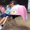 Helmet Umbrella Cartoon Pattern 10 Ribs UV Resistance Long Handle