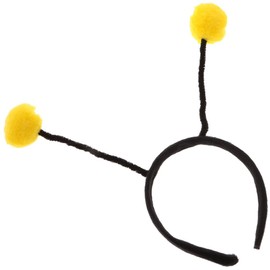 KODORIA Bee Antenna Headband Bee Costume Accessories Girls Hair Accessories Bee Ant Hairband for Party Costume Headwear Accessories - Yellow