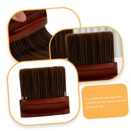 Mikinona Hair Scalp Brush Hair Brush Set Tool Barber Cleaning Brush Neck Duster Wooden Hair Cleaning Brush