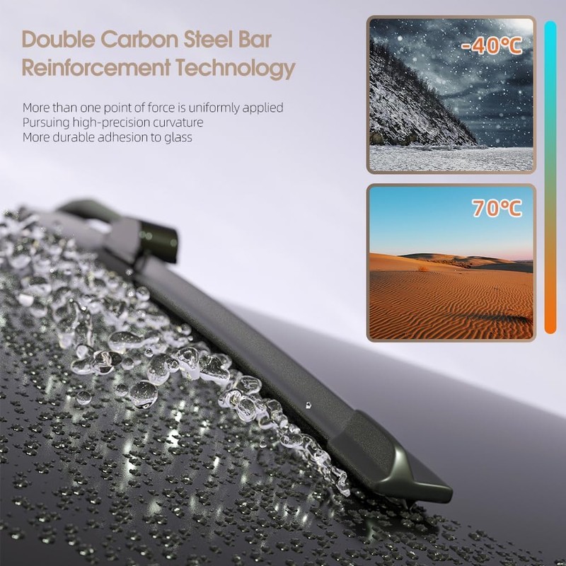 Compatible With Toyota Tacoma 2023 Wiper Blades Front Windshield Wipers