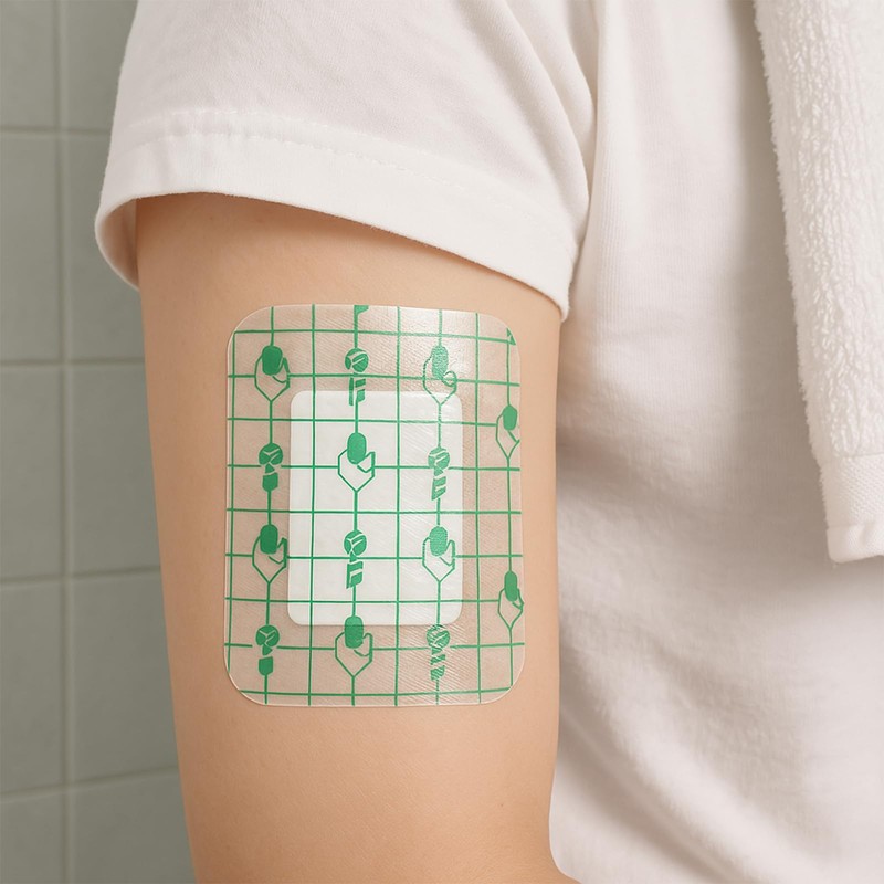 Waterproof Dressings For Wounds, Waterproof Plasters For Swimming, 20 Pcs