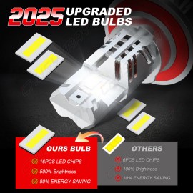 CHUSYYRAY For Ford F 150 2004-2014 6000K LED Headlight Hi/Lo + Fog Light Bulbs Combo 4x