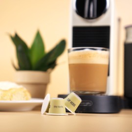 CUP VERDE 80 Coffee Capsules Compatible with Nespresso* with Gentle Vanilla Aroma/Sustainable - Home Compostable (Pack of 80, Silly Vanilly)