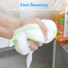 Pack of 6 Washing Up Sponge, Antibacterial Microfibre Cleaning Sponge,